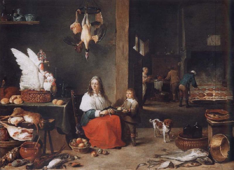 David Teniers cake-interior